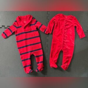 Polo Ralph Lauren Onesie Footie 2-pc bundle 6m